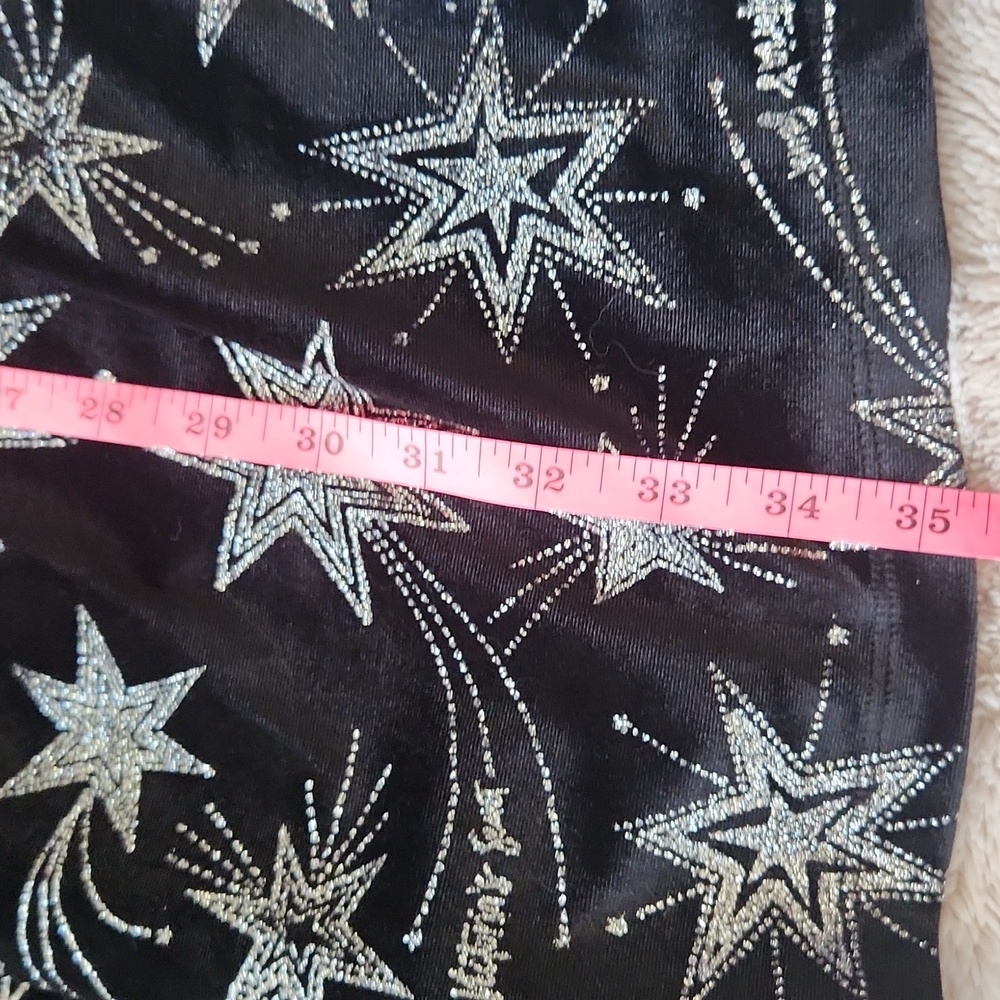 Victoria's Srcret Black Velvet Star Glitter Limited Edition Robe Kimono M/L - Picture 11 of 11